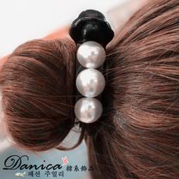 髮飾 現貨 韓國 甜美 百搭 浪漫．小香風．花朵．珍珠 馬尾夾 香蕉夾 抓夾 K8059 Danica 韓系飾品 歷史價格詳細信息