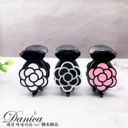 抓夾 現貨 韓國 氣質 金屬感 小香風 簍空．山茶花．水鑽 中款 抓夾 髮飾 K8009 Danica 韓系飾品 歷史價格詳細信息