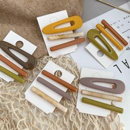 [妮妮髮飾品]3入組水滴鴨嘴髮夾/編號批194-批198/莫蘭迪磨砂/網紅一字夾/碎髮夾/霧面水滴髮夾組 價格比較,價格查詢,歷史價格詳細信息