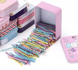 【仁本舖】10條 高彈力 加粗加厚 小清新 紮頭繩 橡皮筋 學生綁頭髮 簡約 布藝 髮圈 歷史價格詳細信息