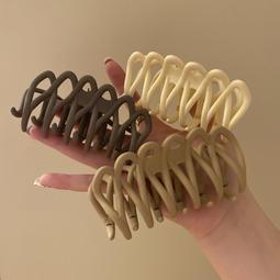 台灣現貨 霧面鯊魚夾 大號抓夾 韓國髮飾 慵懶 髮抓 大鯊魚夾 交叉髮夾 大抓夾 盤髮 洗澡夾 法式優雅簡約磨砂交叉抓夾 歷史價格詳細信息