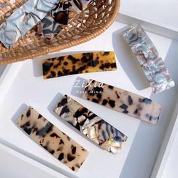 法式復古醋酸中號豹紋抓夾髮夾簡約髮夾馬尾夾鯊魚夾韓國慵懶氣質 歷史價格詳細信息