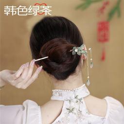 現貨 韓色綠茶蝴蝶結大腸發圈復古高級港風飄帶頭繩赫本風超仙絲巾發帶可開發票 歷史價格詳細信息
