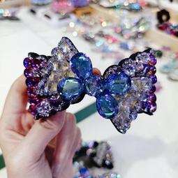 涵筱飾品ins風捷克鑽髮夾水鑽抓夾簡約鯊魚醋酸發爪基礎髮飾 歷史價格詳細信息