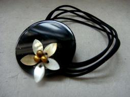 NAYEMOA 韓國流行 珍珠母貝 海水天然稀少黑珍珠 髮束 綁髮帶 歷史價格詳細信息