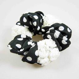 【MoDo魔荳】＊全新＊《甜美韓系款@俏甜澎澎抓摺金扣大圓點點蝴蝶結髮束。蝴蝶結圈圈束。蝴蝶結O型束。蝴蝶結髮飾》〈藍杏〉 歷史價格詳細信息