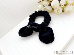 手工髮飾。星光點點亮片閃閃兔耳朵髮圈髮束-黑色(SMP-1719B)~*?柚子多多?* 價格比較,價格查詢,歷史價格詳細信息