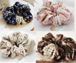 代客網拍 日版 小清新 多層小花 頭花 髮圈 髮束 大腸圈 歷史價格詳細信息