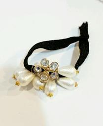 韓國製仿彩鑽皮草毛蝴蝶結髮束髮飾 歷史價格詳細信息