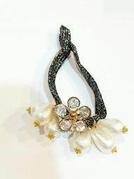 韓國製仿彩鑽皮草毛蝴蝶結髮束髮飾 歷史價格詳細信息