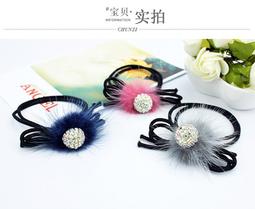 韓國韓版毛絨球蝴蝶結水鑽髮飾髮圈髮繩 飾品 現貨 特價80元 茱莉SHOP 歷史價格詳細信息