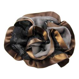 【MoDo魔荳】＊全新＊《氣質韓系款@胖胖波浪條紋大腸髮束。大腸髮圈。大腸圈圈束。大腸圈》〈咖啡〉 歷史價格詳細信息