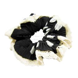 【MoDo魔荳】＊全新＊《甜美韓系款@黑邊波卡大圓點大腸髮束。大圓點點大腸髮圈。大圓點點大腸圈圈束。大圓點點髮飾》〈柿子紅〉 歷史價格詳細信息