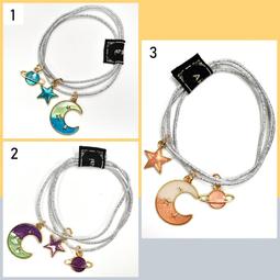 兒童多巴胺少女日韓彩色串珠童趣項鍊-2入組 歷史價格詳細信息