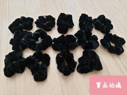 黑色大髮圈韓國網紅法式復古扎頭髮橡皮筋髮圈春季小眾髮飾女 歷史價格詳細信息