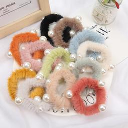 珍珠髮圈 毛球髮圈 韓國東大門同款發髮飾 釘珠豹紋時尚髮圈 高彈力髮圈 不傷髮 釘扣韓國金屬珍珠【H-040】淡金色頭花 歷史價格詳細信息