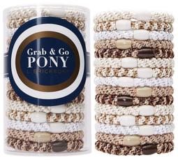 ＊小恩恩＊美國 L. Erickson 彈力髮圈-8入(Pink/White)高彈力好綁不咬髮 歷史價格詳細信息