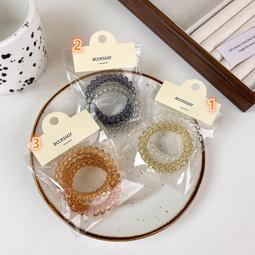 電話線髮束 【二件一組】髮束 髮繩 髮圈 綁頭髮 橡皮筋 ＊花漾美人＊嚴選 歷史價格詳細信息