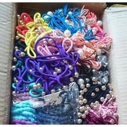 DIY頭髮飾黑色髮束髮繩髮圈現貨 歷史價格詳細信息