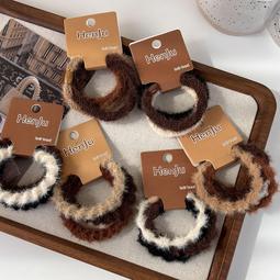 {朵朵韓飾} C2403 韓國直送(正韓)-法式氣質英倫風格紋布藝大腸圈髮束(二色) 歷史價格詳細信息