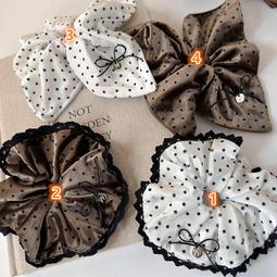 {朵朵韓飾} C3772 韓國直送(正韓)-法式氣質布藝蝴蝶結抓夾(二色) 歷史價格詳細信息