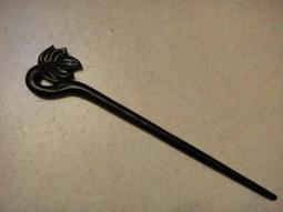 越南黑檀 手工雕刻 髮簪 髮釵 簪子 髮插 (大花) 免運費 歷史價格詳細信息