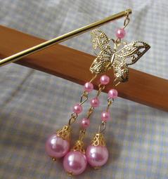 D0129-2_嫵媚狐狸造型金色復古髮簪古典髮簪 歷史價格詳細信息