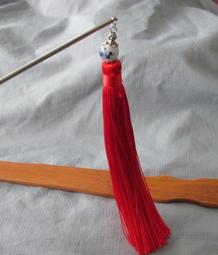 D0130-5_復古珍珠彩鑽苗銀鏤空水滴古典髮簪 步搖髮釵 歷史價格詳細信息