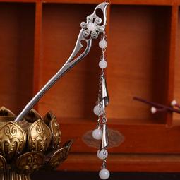 D0129-2_嫵媚狐狸造型金色復古髮簪古典髮簪 歷史價格詳細信息