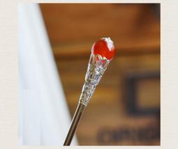 D0167-9_簡約天然紅瑪瑙古典髮簪 歷史價格詳細信息