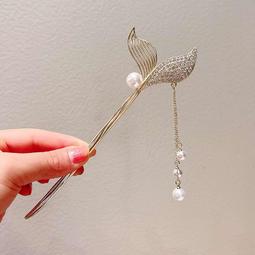 新中式髮簪髮飾古風漢服個性簪子復古新娘高級感盤髮結婚跟妝頭飾 歷史價格詳細信息