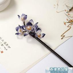 髮簪宮典國潮發簪女古風檀木仙鶴玉簪旗袍盤發頭飾漢服發飾中式簪子髮飾 歷史價格詳細信息