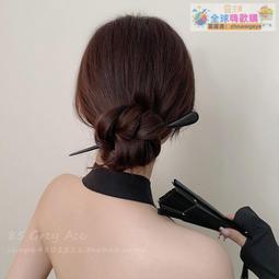 【血拼好貨】氣質黑檀木古風發簪簡約現代高級感木質簪子日常盤發木頭手工簪女 歷史價格詳細信息