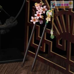 【血拼好貨】古風發簪木彫簪子盤發神器發釵綠檀木簪子新中式旗袍高級感頭飾 歷史價格詳細信息