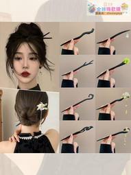 古風檀木流蘇發簪 女后腦勺盤發器 發釵 2023年新款潮簪子 新中式頭飾 歷史價格詳細信息