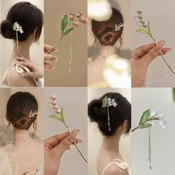 台灣現貨髮簪步搖流蘇掩鬢簪子現代日常仙氣旗袍漢服髮飾金屬頭飾盤髮簪子  露天市集  全台最大的網路購物市集  露天市集 歷史價格詳細信息