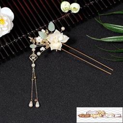 古風髮簪盤發簪子髮簪 古風發簪步搖漢頭飾超仙氣流蘇古裝發飾古典發釵簪子復古飾品女 歷史價格詳細信息