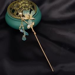 台灣現貨超仙漢服頭飾套裝 珍珠流蘇 發冠 古風發飾 步搖 髮簪 髮釵 燒藍 明制漢服配飾  露天市集  全台最大的網路購 歷史價格詳細信息