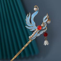 髮簪古風簡約盤發的漢服流蘇古裝頭飾簪子步搖日常女簪盤 歷史價格詳細信息