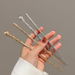 【美鵲】髮簪古風女木質釵子流蘇步搖高級感新中式盤發器檀木簪子簡約現代 歷史價格詳細信息