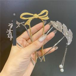 台灣現貨金屬發簪簡約現代冷風一字頭飾後腦勺盤發復古暗黑發釵簪子發飾女  露天市集  全台最大的網路購物市集  露天市集 歷史價格詳細信息