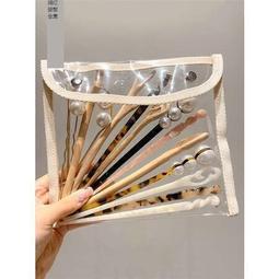 高級感古風發簪 簡約現代珍珠發釵 后腦勺 日常盤發 釵子 u型簪子 頭飾 歷史價格詳細信息