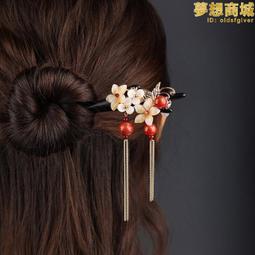 髮簪*發簪古風檀木簪子旗袍國風配飾和田玉吊墜仙女盤發發簪。 歷史價格詳細信息