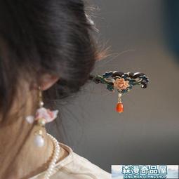 髮簪 簪子 玉簪 木簪燒藍流蘇頭飾wan子頭發飾盤發紅色旗袍配飾國風經典chafu發簪女  露天市集  全台最大的網路購 歷史價格詳細信息