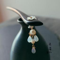 【好康】青雀記原創古風簡約盤髮步搖簪子古裝森系漢服旗袍頭飾廣寒謠髮簪 歷史價格詳細信息