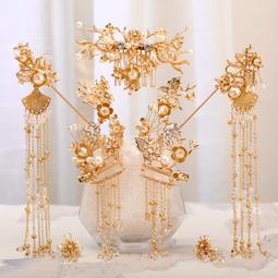 明制頭冠髮簪高級感漢服配飾頭飾 髮釵u型燒藍輯珠系古裝氣質簪子 歷史價格詳細信息