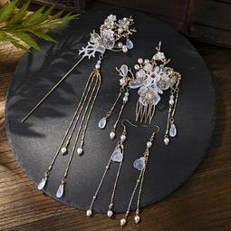 古裝髮簪 邊古風古風漢頭飾古代髮梳髮簪子插梳髮釵盤發古典明制手工髮飾配飾品  露天市集  全臺最大的網路購物 歷史價格詳細信息