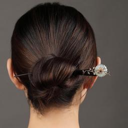 黑檀木髮簪女玉簪新中式高級感漢服旗袍髮飾髮釵盤發送女友禮物 歷史價格詳細信息