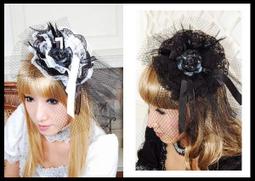 ＊mini &amp; PUNK LOLO＊GLP歐式女王羽毛網紗頭飾(黑)華麗登場！ 歷史價格詳細信息