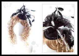 ＊mini &amp; PUNK LOLO＊GLP歐式女王羽毛網紗頭飾(黑)華麗登場！ 歷史價格詳細信息